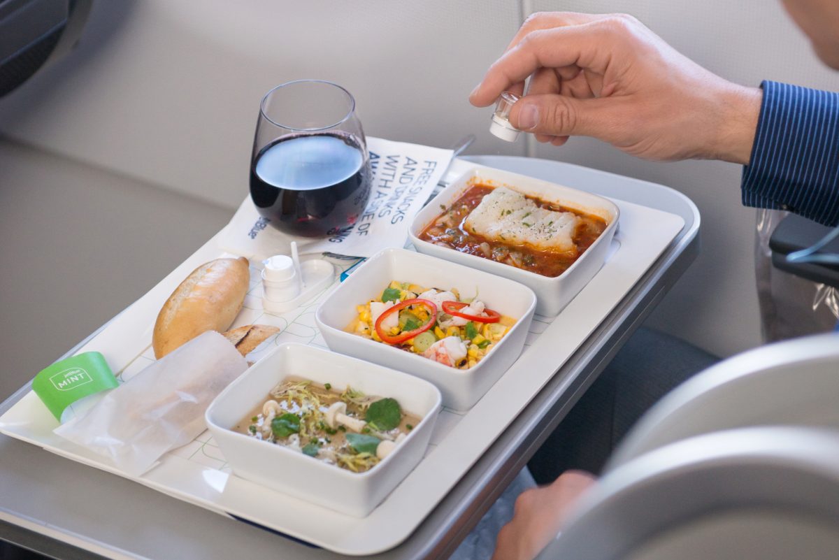 plane travel food