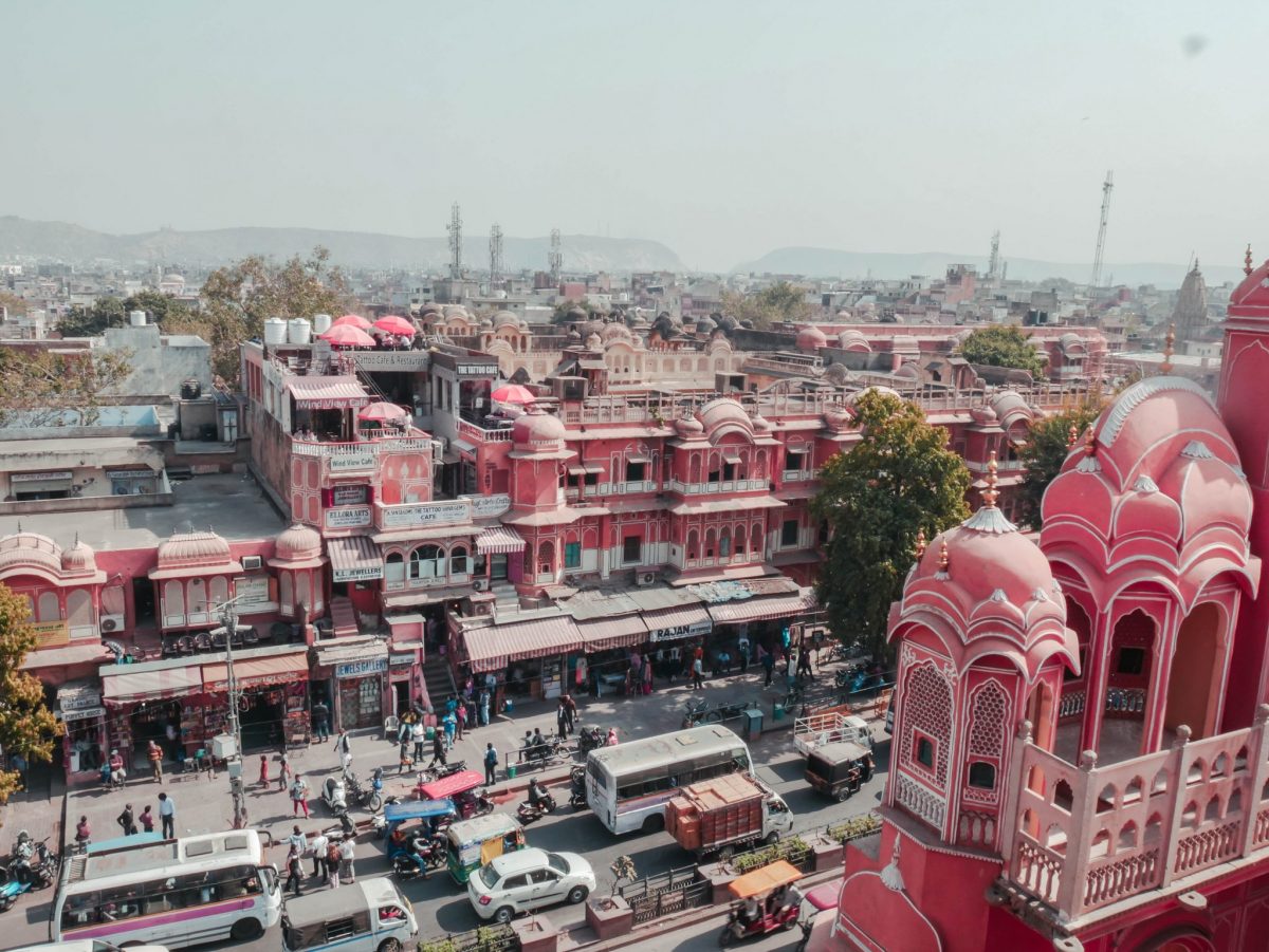 Розовый город в индии