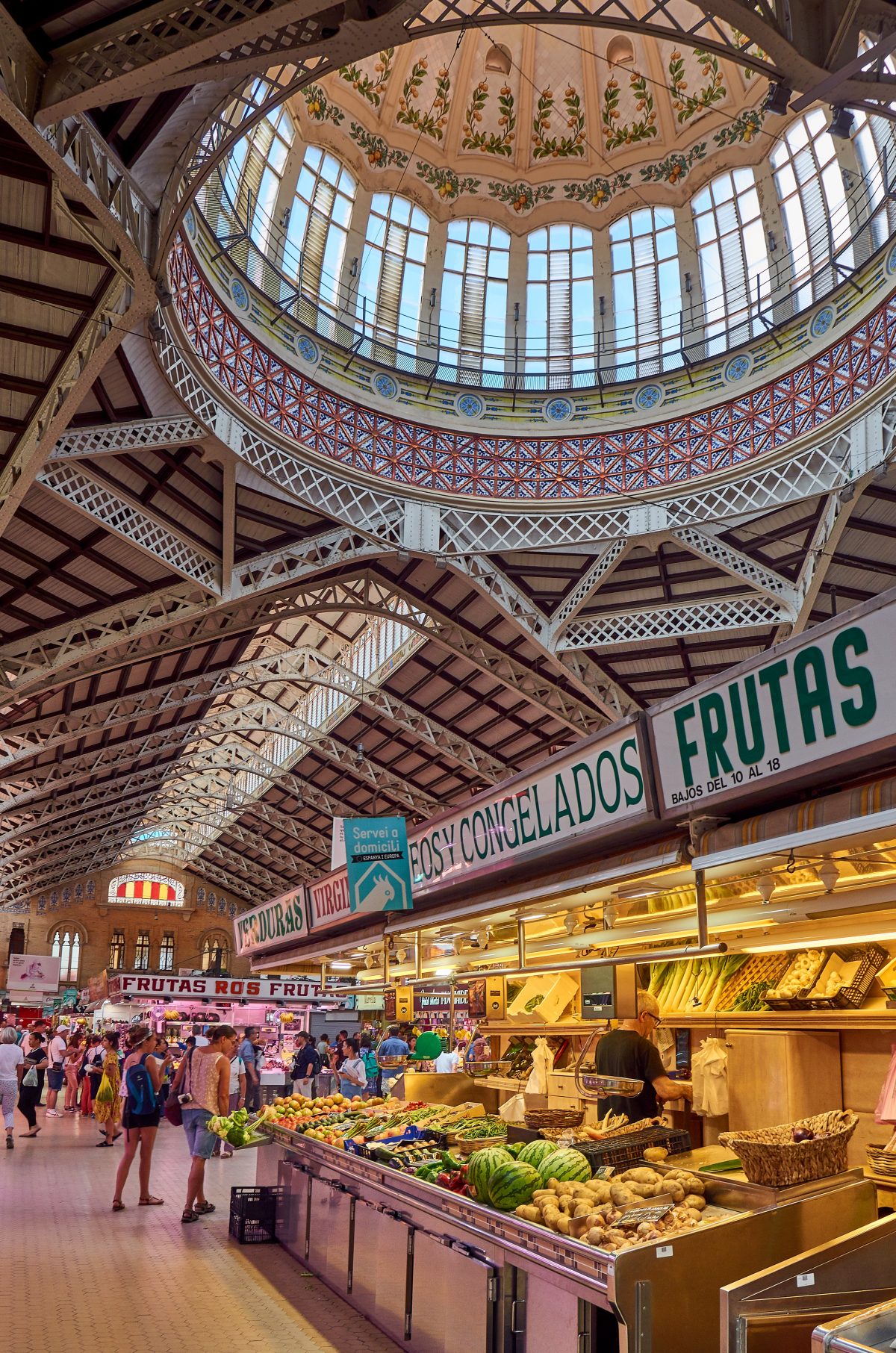 Covered market in Valencia Covered market in Valencia