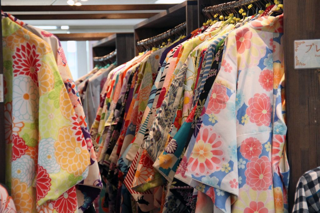 Kimono, Japan, colorful