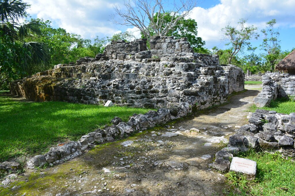 San Gervasio Mayan ruins near Cancun
