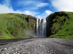 Iceland's Beautiful Waterfall