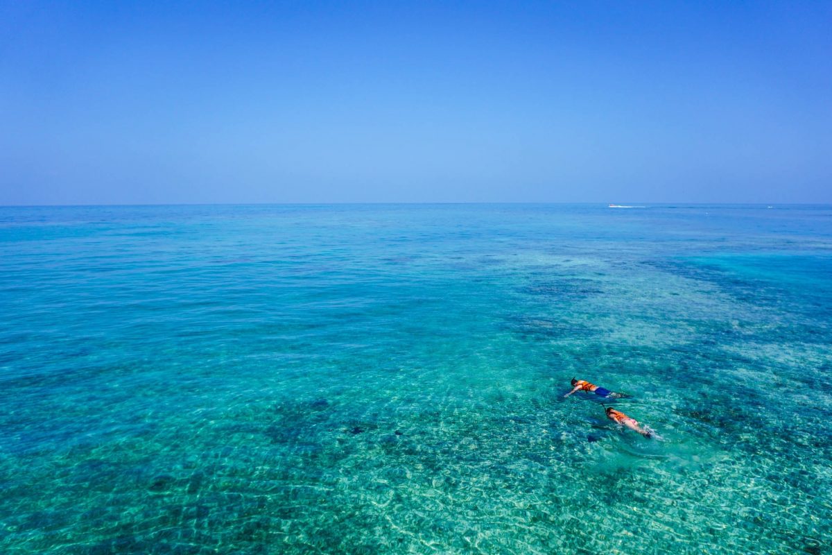 Snorkelling at Virgin island philippines