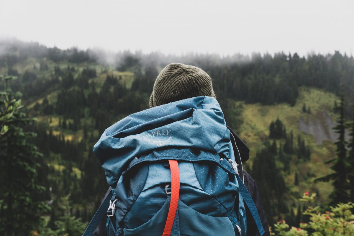 Traveling backpack