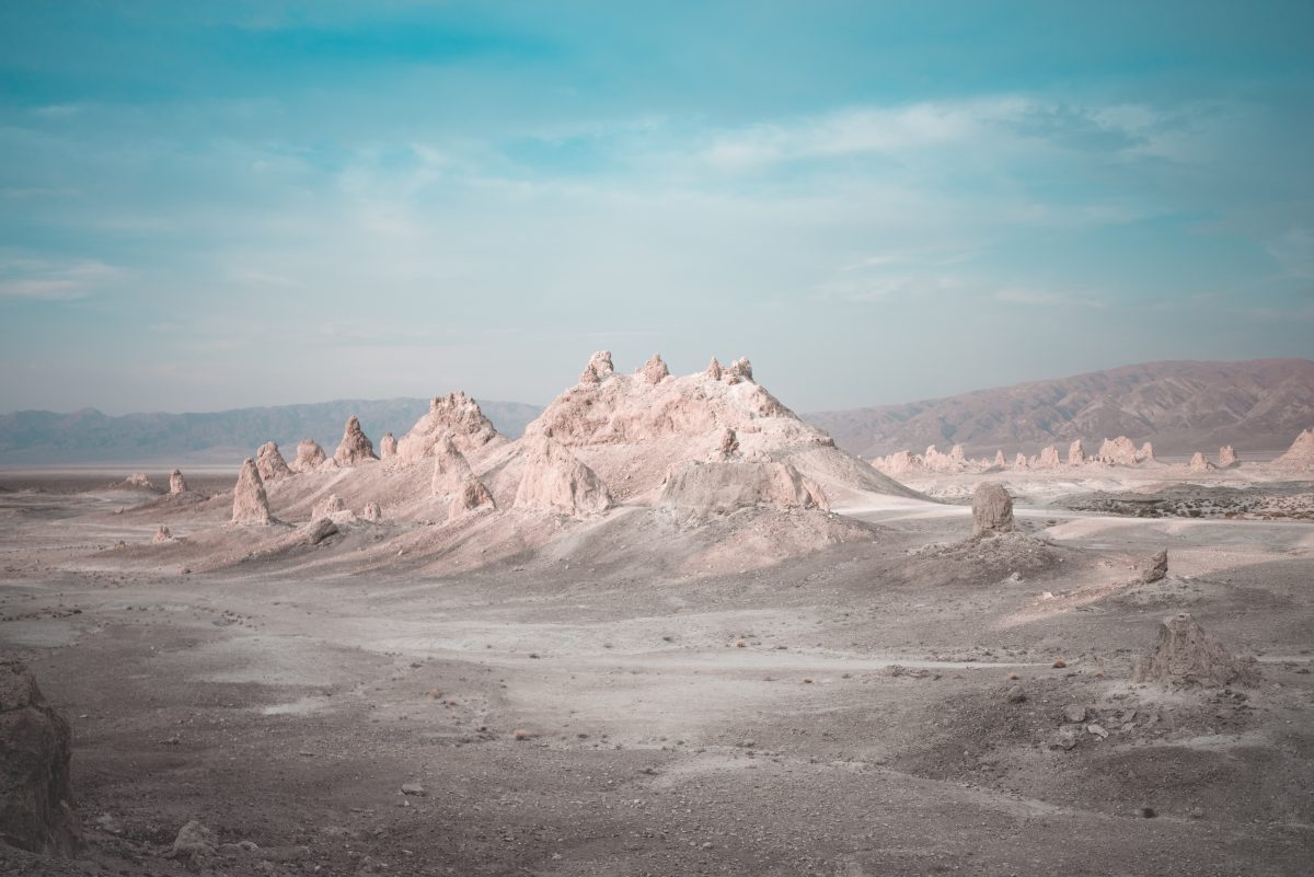 Trona Pinnacles in Mojave 