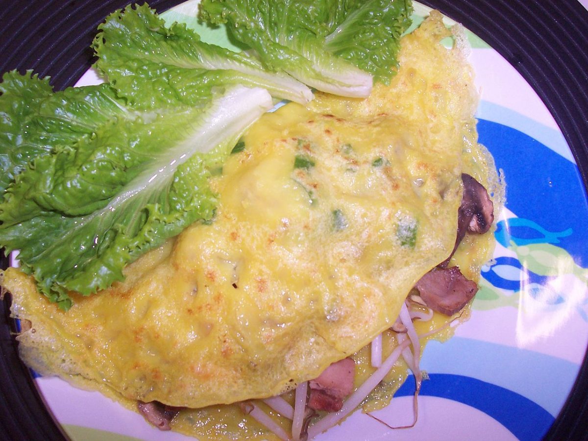 banh xeo, vietnamese food