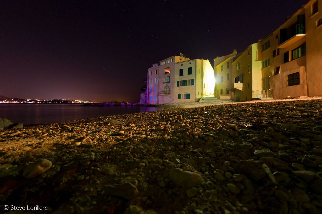 beach, night, provence
