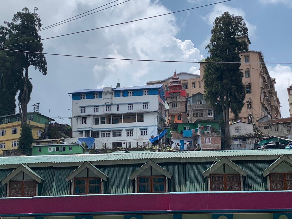 Observatory hill (buildings and trees). 