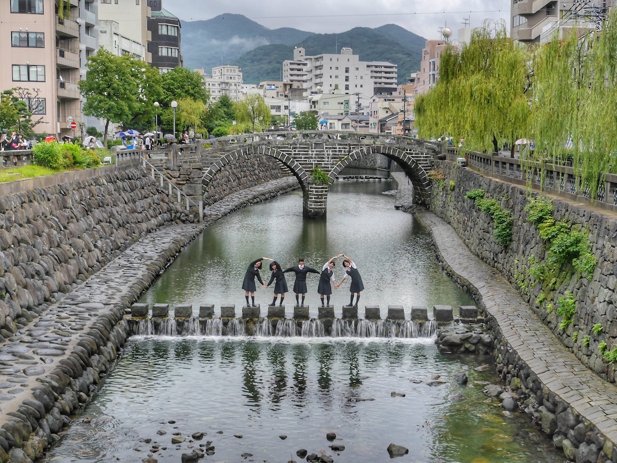 Spectacles Bridge, Nagasaki, Japan