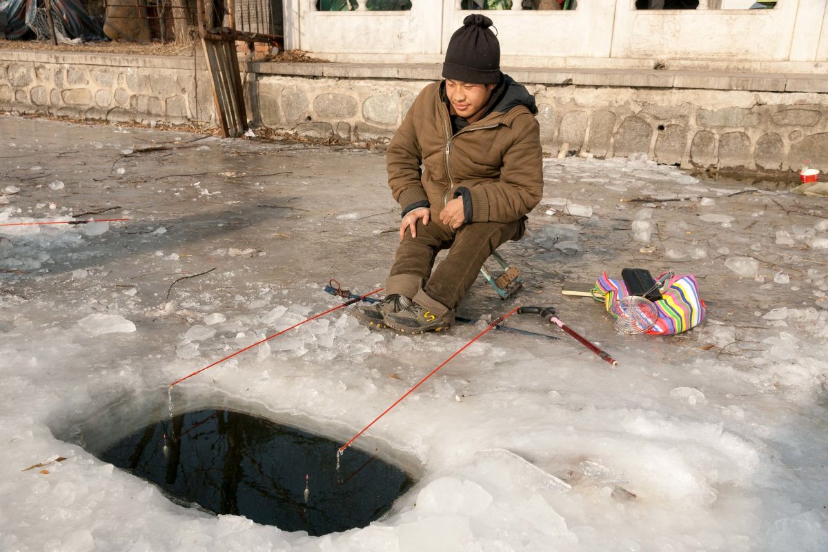 Ice Fishing in China