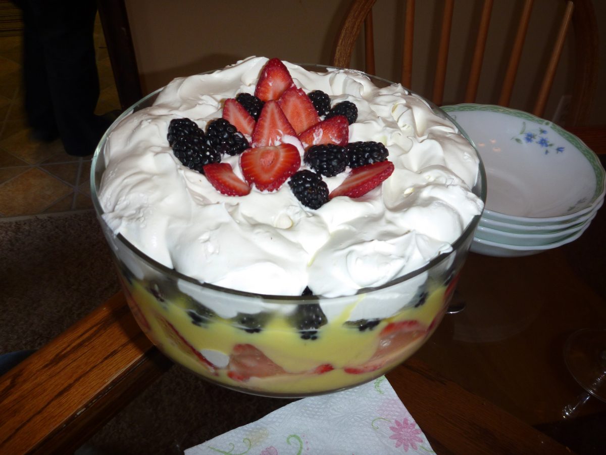 trifle, irish desserts