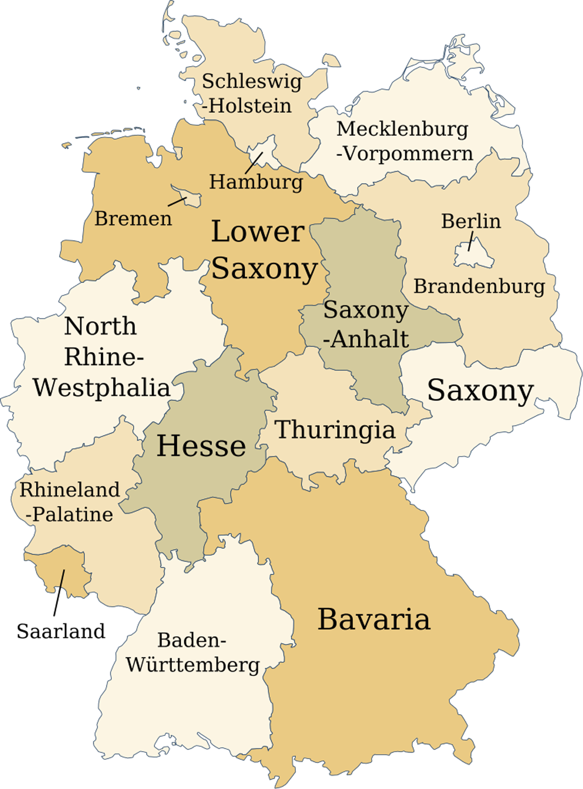 hesse  cassel germany map