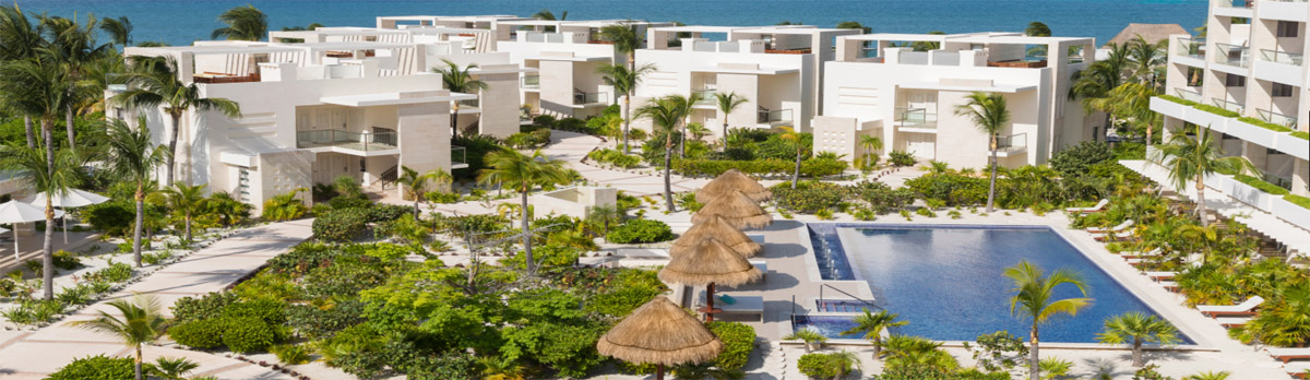 Panoramic shot of the all-inclusive resort — Beloved Playa Mujeres 