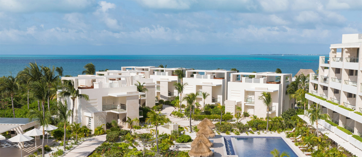 Beloved Playa Mujeres overview of the entire Beloved Playa Mujeres resort
