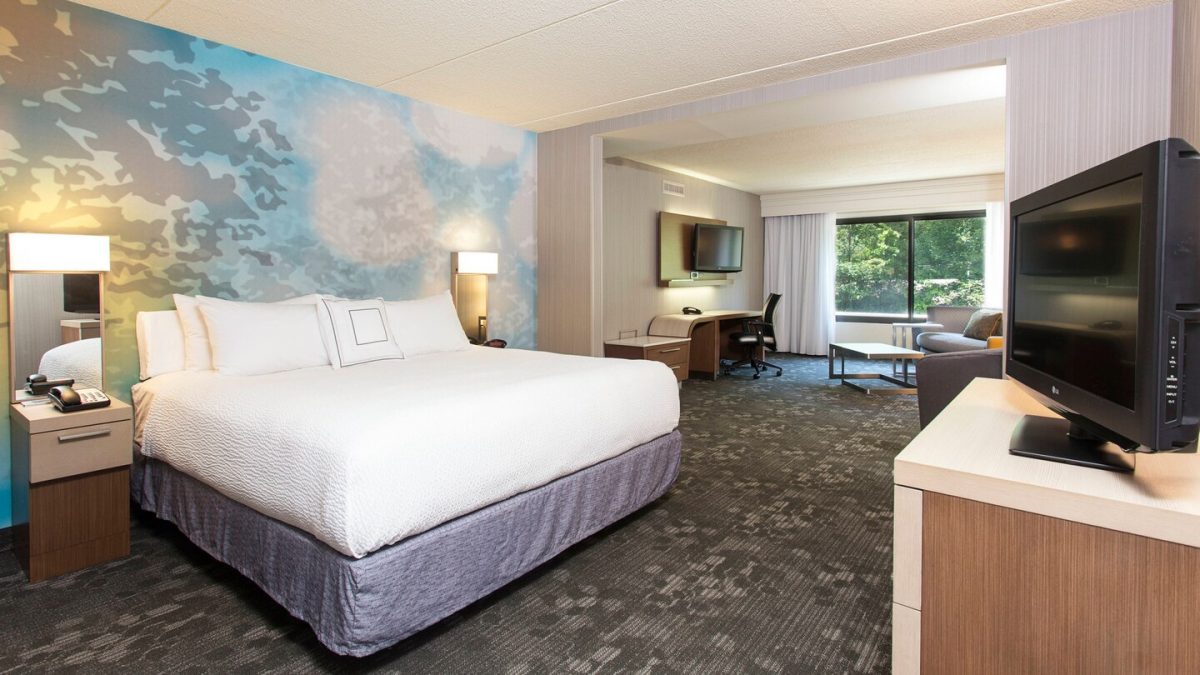 One-Bedroom King Suite at the Courtyard Marriott Binghamton