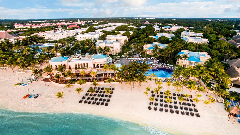 Aerial view of Playa Del Carmen