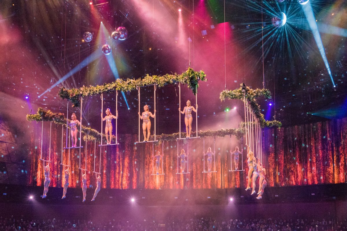 Seen by over 2 million spectators, The House of Dancing Water is a spectacular water-based acrobatic stage production performed at the City of Dreams Resort.