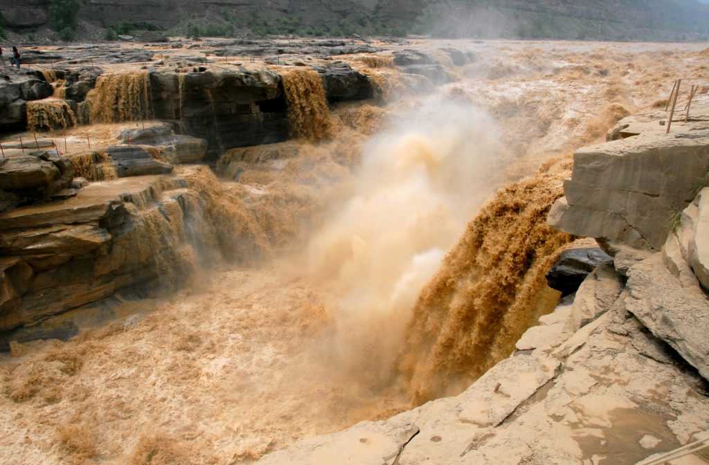 Yellow River, Huanghe, Hukou Waterfall