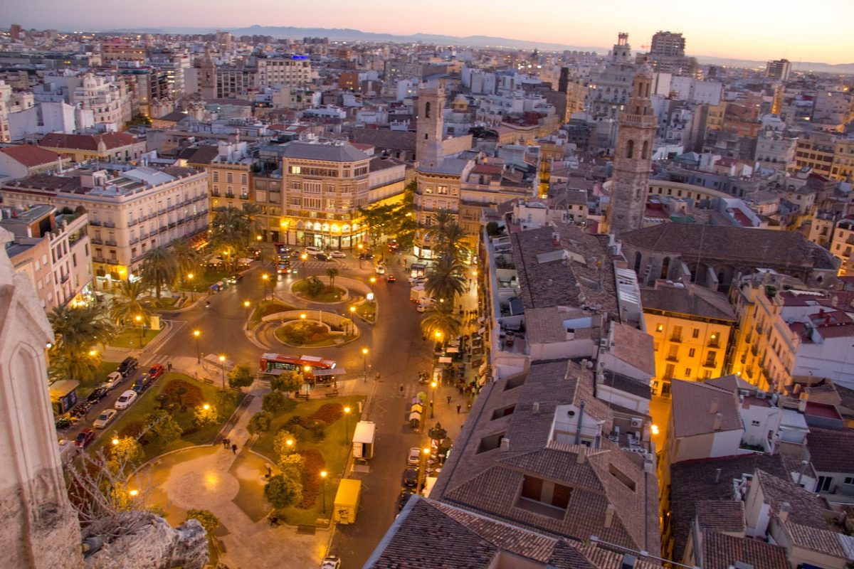 Plaza de la Reina in Valencia