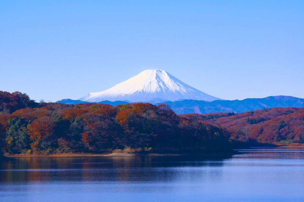 Mount Fuji, snow, winter, japan