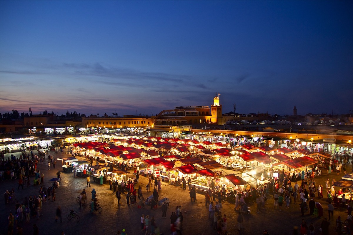 Bazaar in Morocco, North Africa