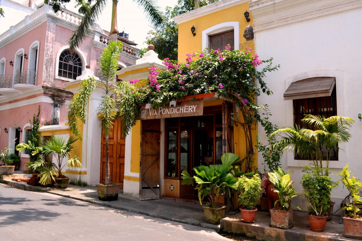 puducherry-French-streets-weekend getaways from Bangalore