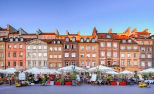 Colourful Old Town, Warsaw