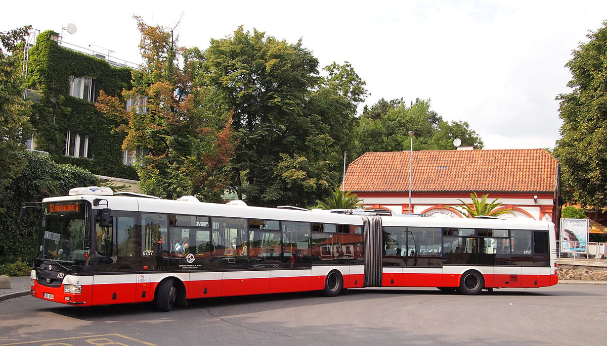 A bus in prague