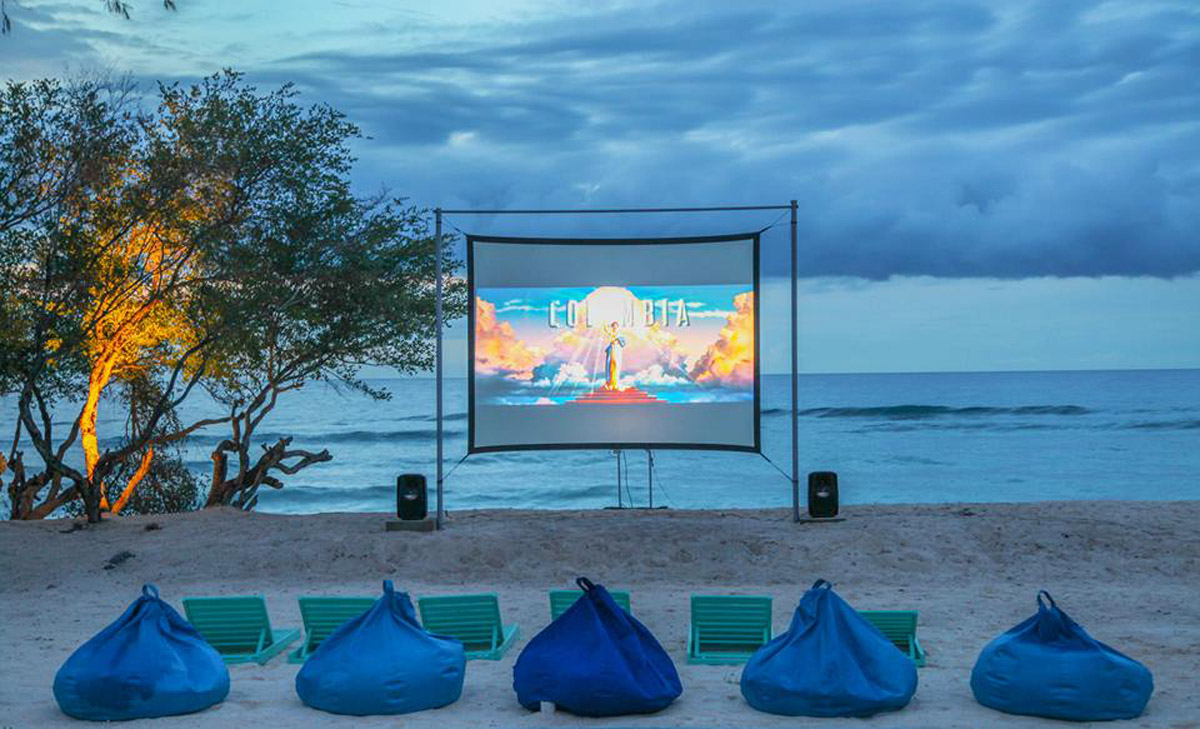 Movie by the beach Movie by the beach