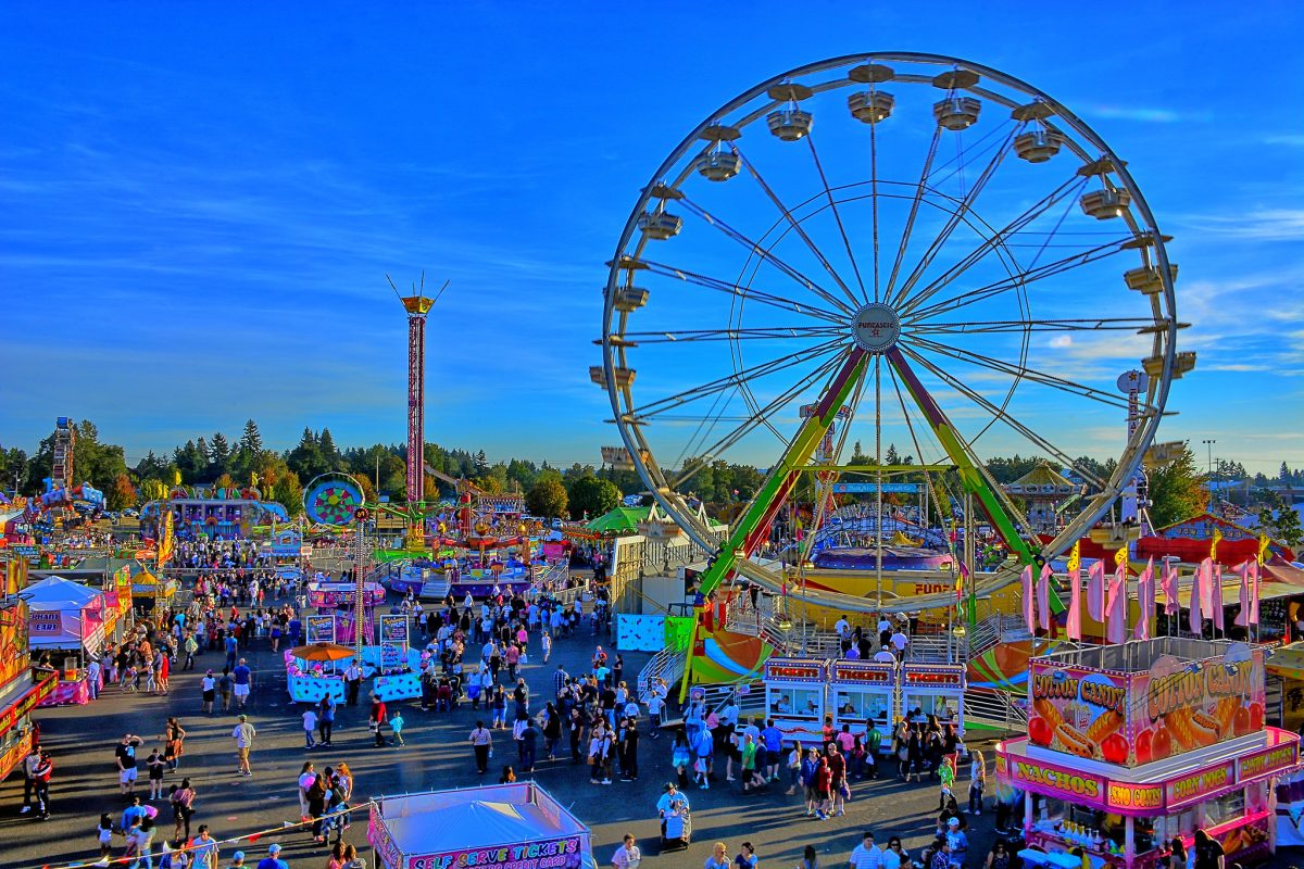 If you happen to go at the right time, you’ll have a blast at the lively Oregon State Fair. You’ll have a hard time deciding what you want to do or see at this fair as the choices seem limitless. 