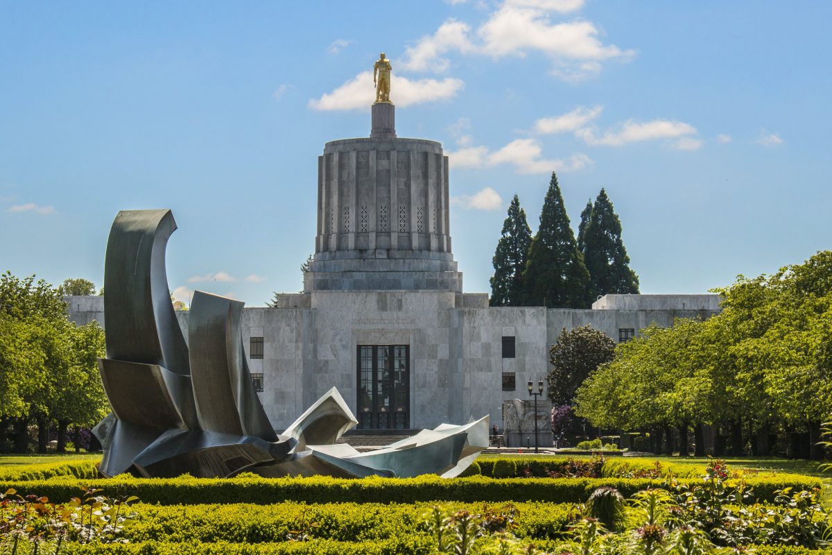 A trip to Oregon would not be complete without a visit to the Oregon State Capitol. 