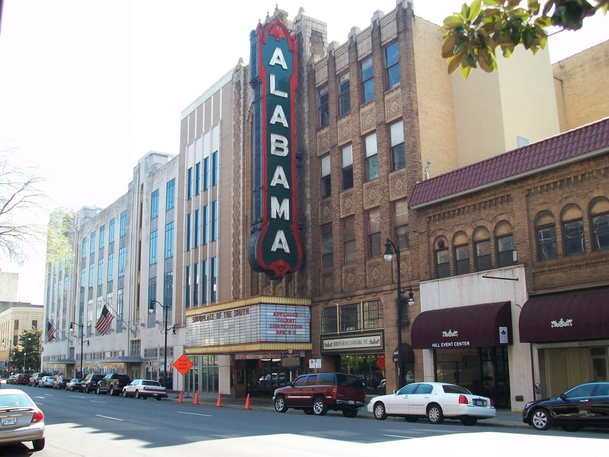 The Alabama Theatre was first built in 1927 by Paramount studios to showcase their films to audiences in Alabama. 