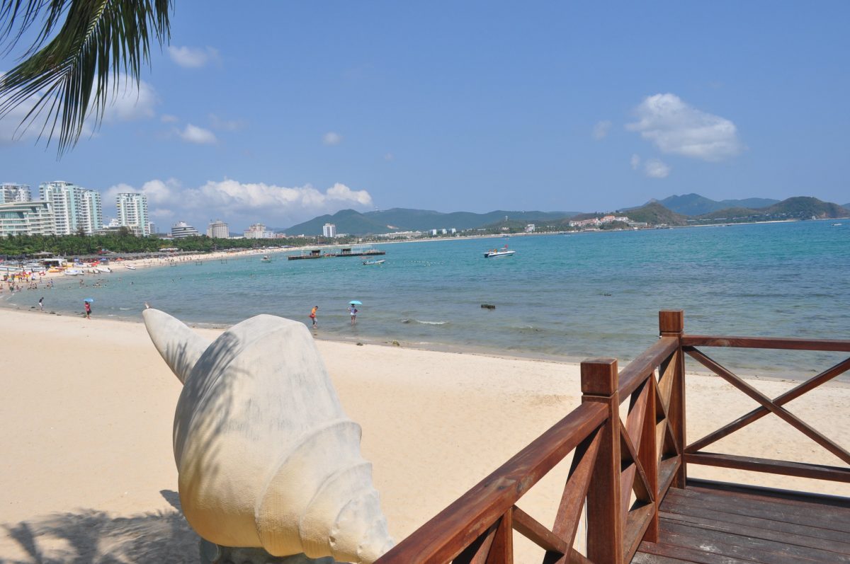 Dadonghai Beach is arguably the most famous beach in Hainan.