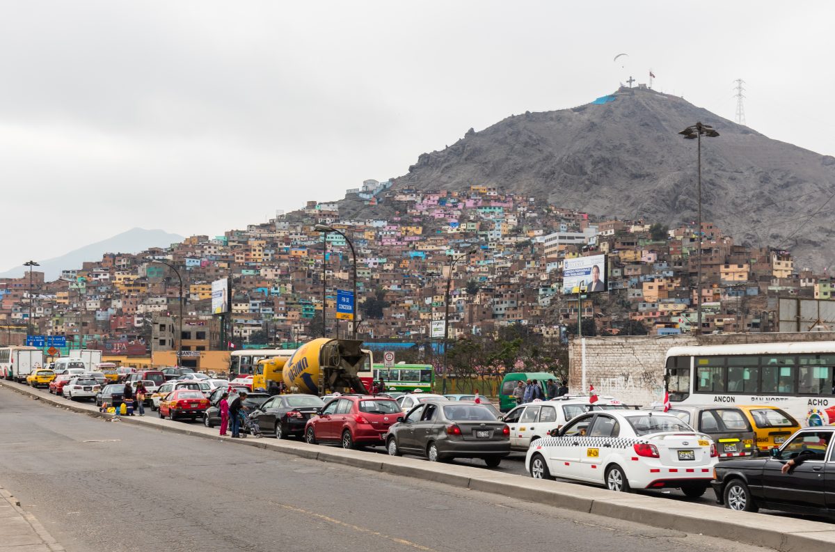 San Cristobal’s Hill rises 300 meters above sea level and offers the best views of Lima and its cliffy coast. 