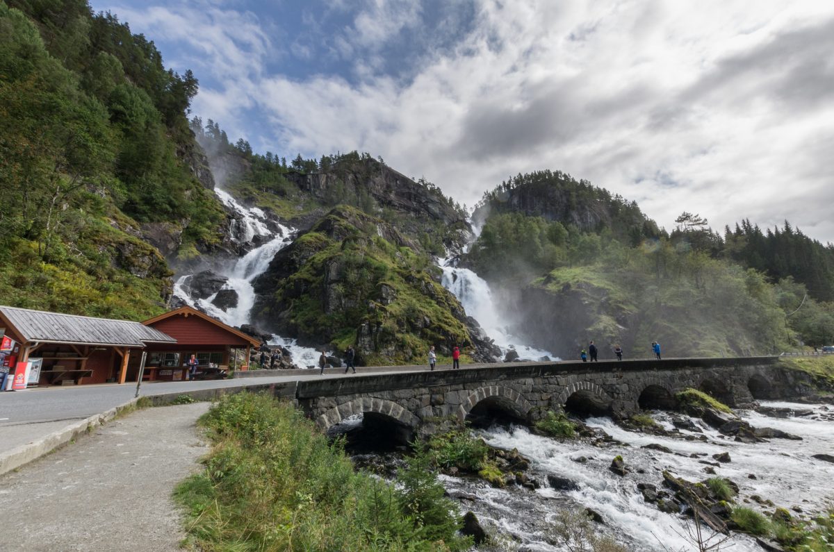 waterfall, hordaland