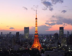 Tokyo Tower at night
