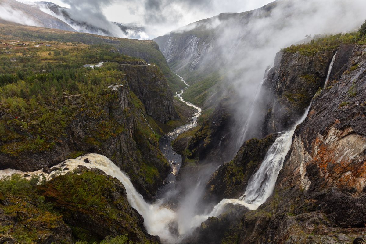 waterfall, hordaland