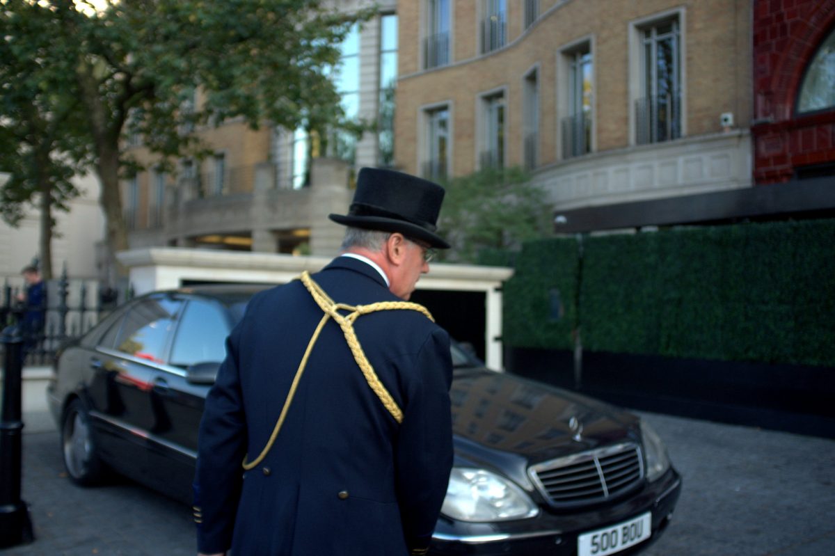 A porter in England, UK