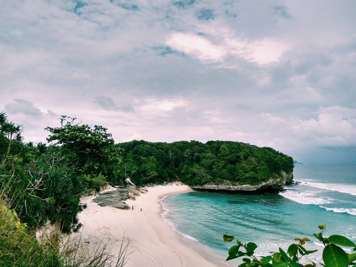 white sand beach in sumba island indonesia