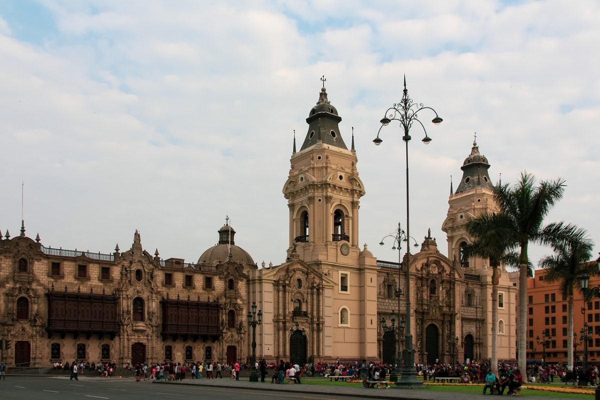 Located in Plaza Mayor of Lima’s downtown, this Roman Catholic cathedral was first constructed in 1535. 