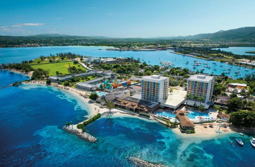 Sunset Beach Resort, Spa & Waterpark is a family-friendly resort with a secluded nude beach in Jamaica