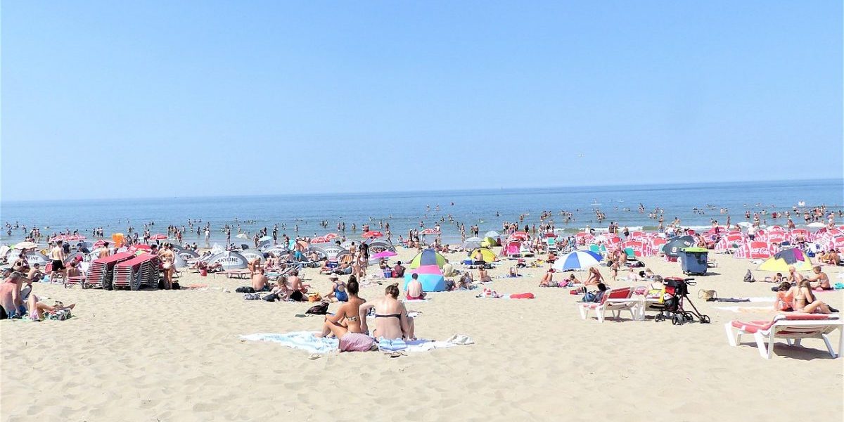Lovely seaside view of one of Amsterdam's beaches Lovely seaside view of one of Amsterdam's beaches