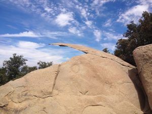 Potato Chip Rock hovering over Woodson ridge