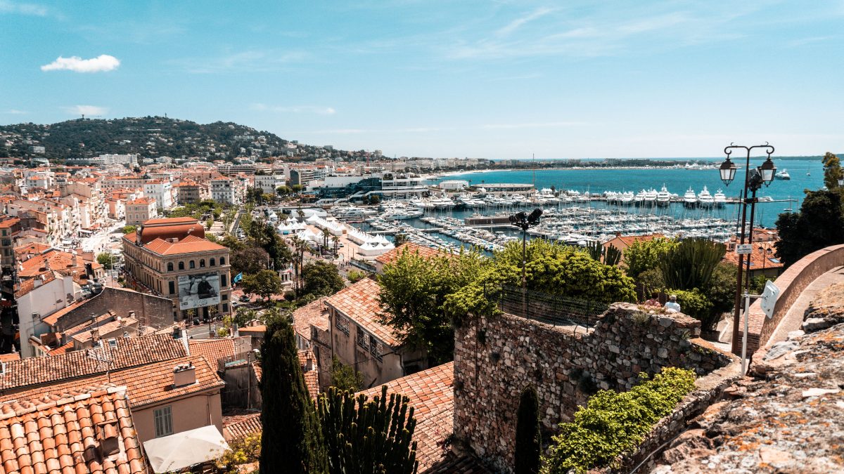 A panoramic view of Cannes, France