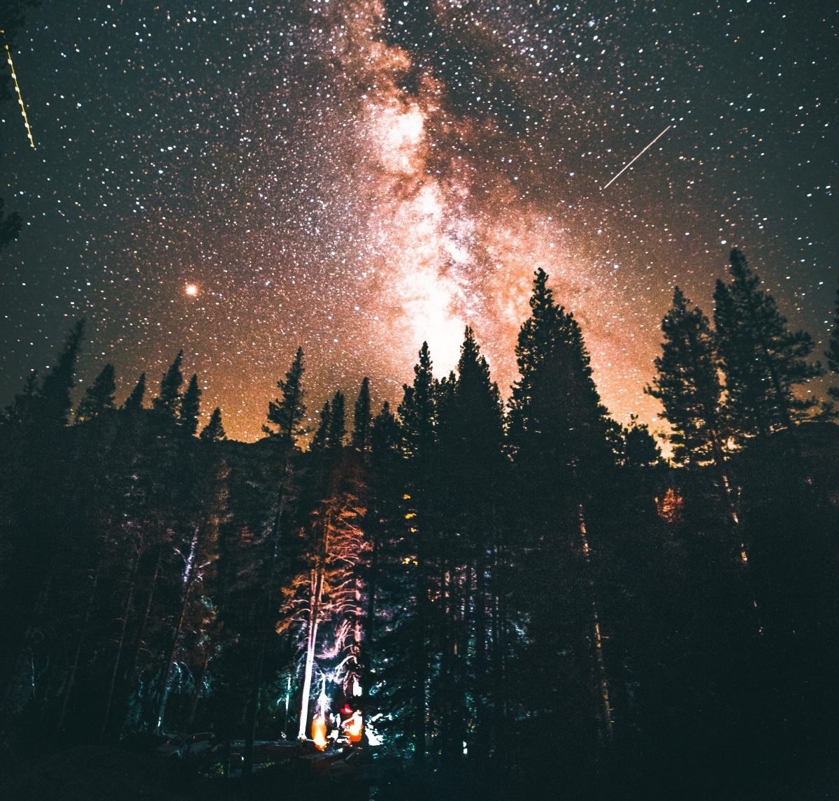 Night Sky of Yosemite National Park