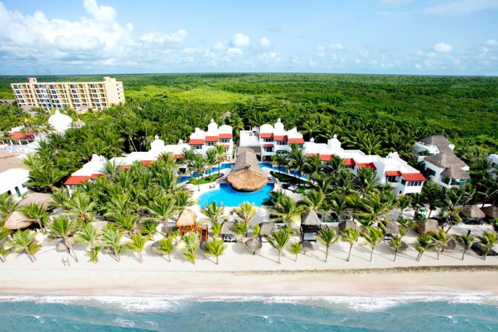 Aerial view of Hidden Beach Resort Au Naturel