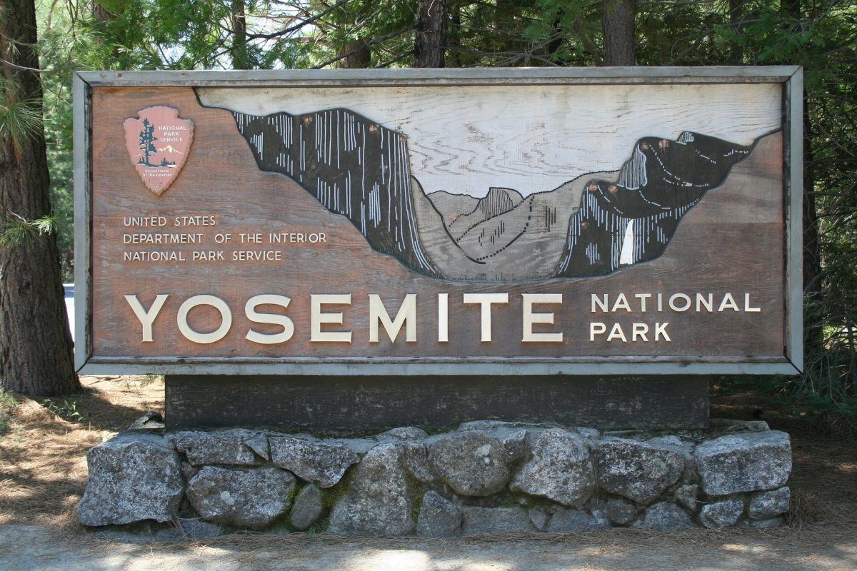 Yosemite National Park Sign