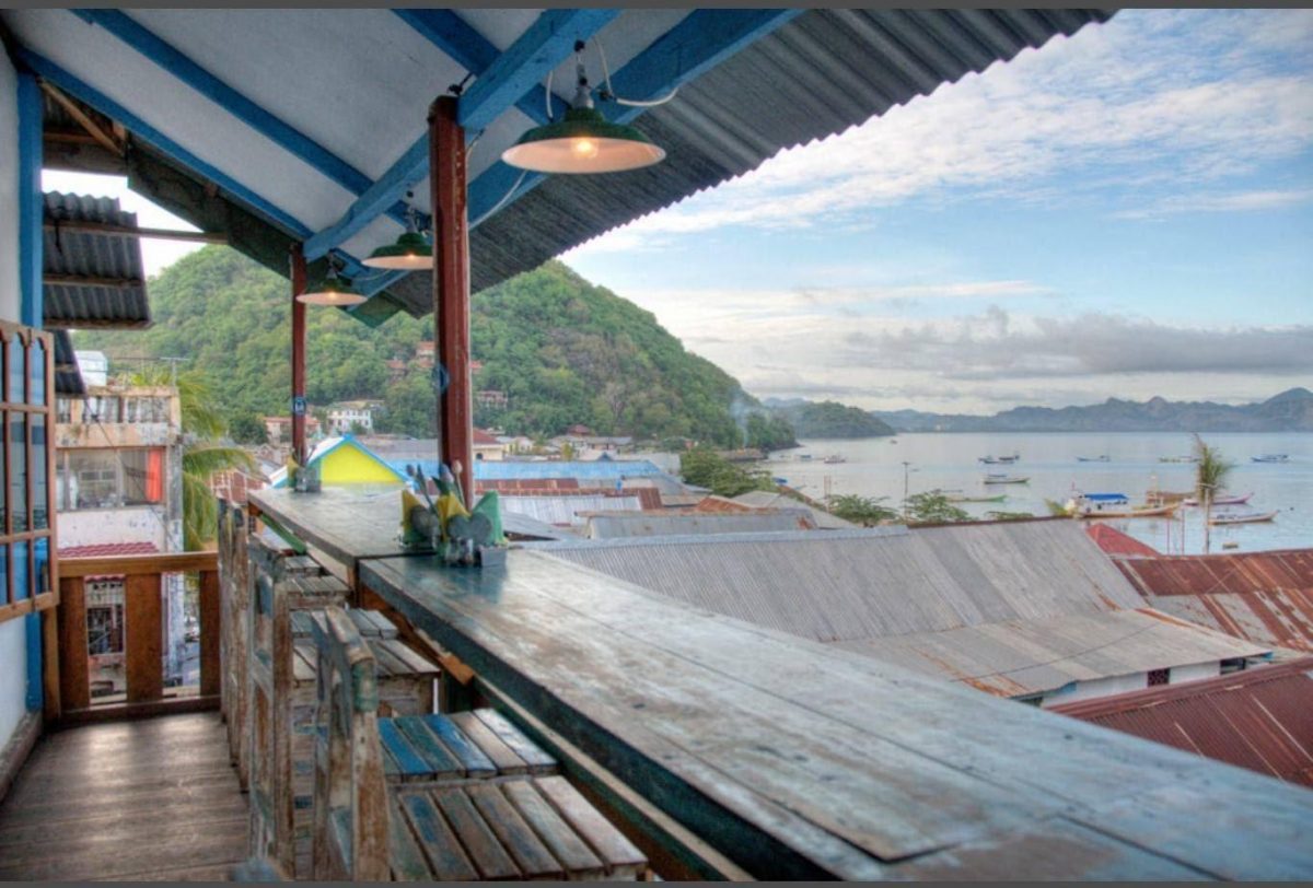 a photo of the exterior dining area of La Cucina Komodo a photo of the exterior dining area of La Cucina Komodo