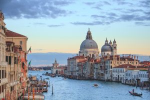 Photo of Venice Italy with a view of the Canal della Giudecca