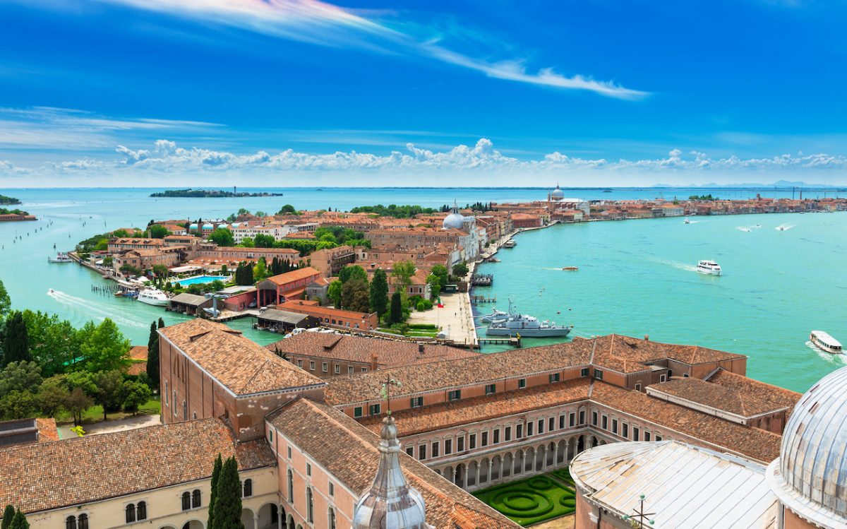 San Giorgio Maggiore and Giudecca islands in Venice, Italy San Giorgio Maggiore and Giudecca islands in Venice, Italy